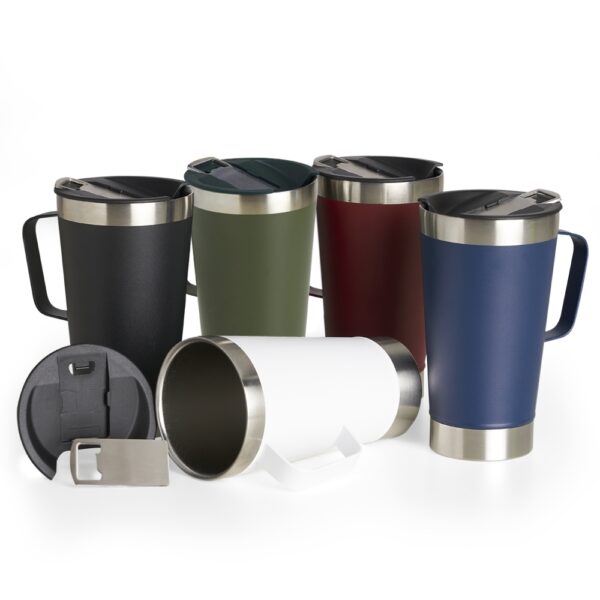 Caneca Térmica Inox com Abridor 500ml - Image 2