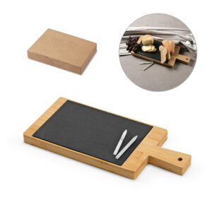 Quadro Ardósia Bambu (2 gizes inclusos)