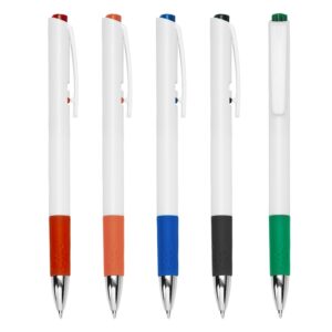 Caneta Plástica Branca